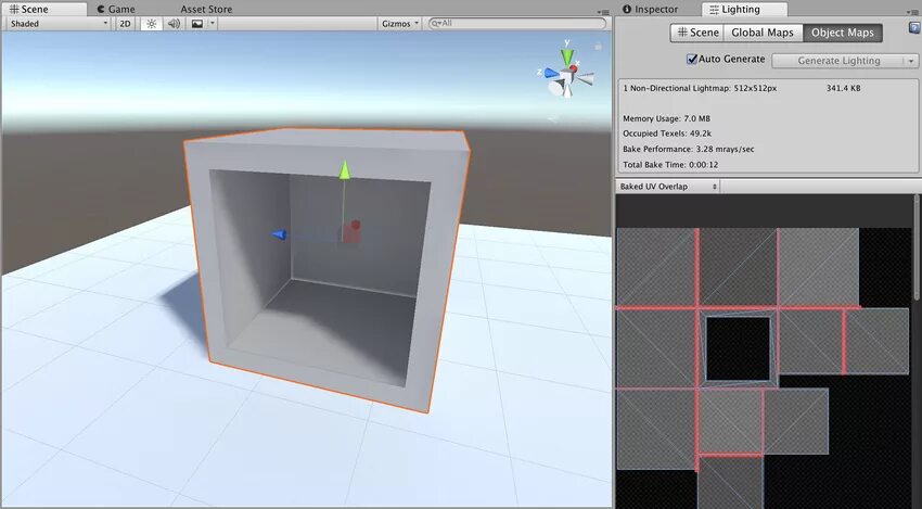 Unity scene object. Юнити куб. lightmap 3d. цилиндр unity. куб из юнити.