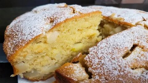 Рецепт пышной шарлотки с содой
