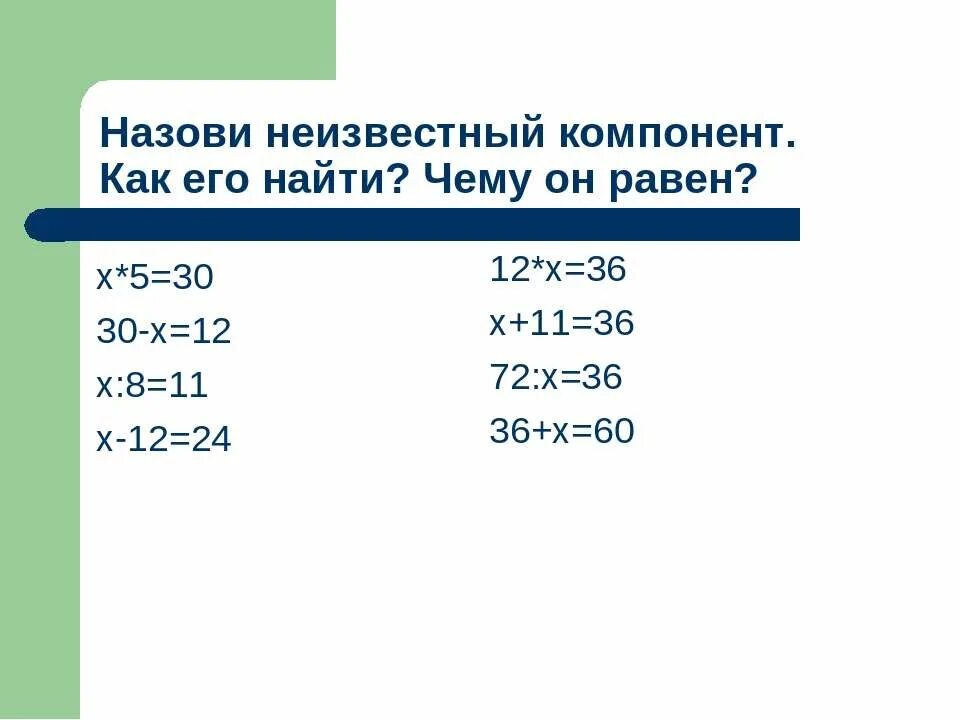 Как называется неизвестный компонент. Х+9, 3=43, 13= Найдите неизвестный компонент. Определить неизвестный компонент и Найдите его 113+x:8=117.