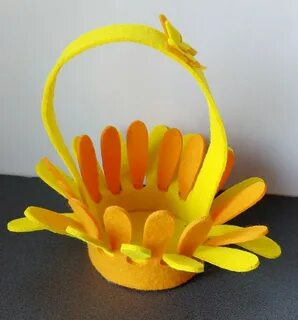 Корзина из фетра