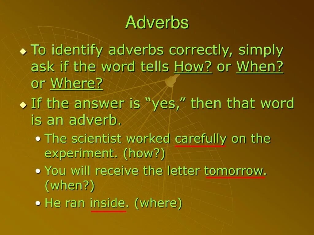 Adverbs ly