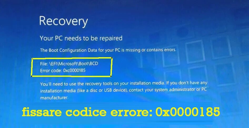 Код ошибки 10 0. Код ошибки 0xc0000185. 0xc0000185 windows 10 при загрузке. ошибка 0xc0000185 при запуске. bsod 0xc0000001.