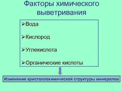 Особые факторы