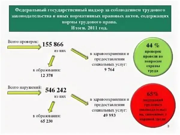 Федеральный государственный контроль за соблюдением трудового законодательства
