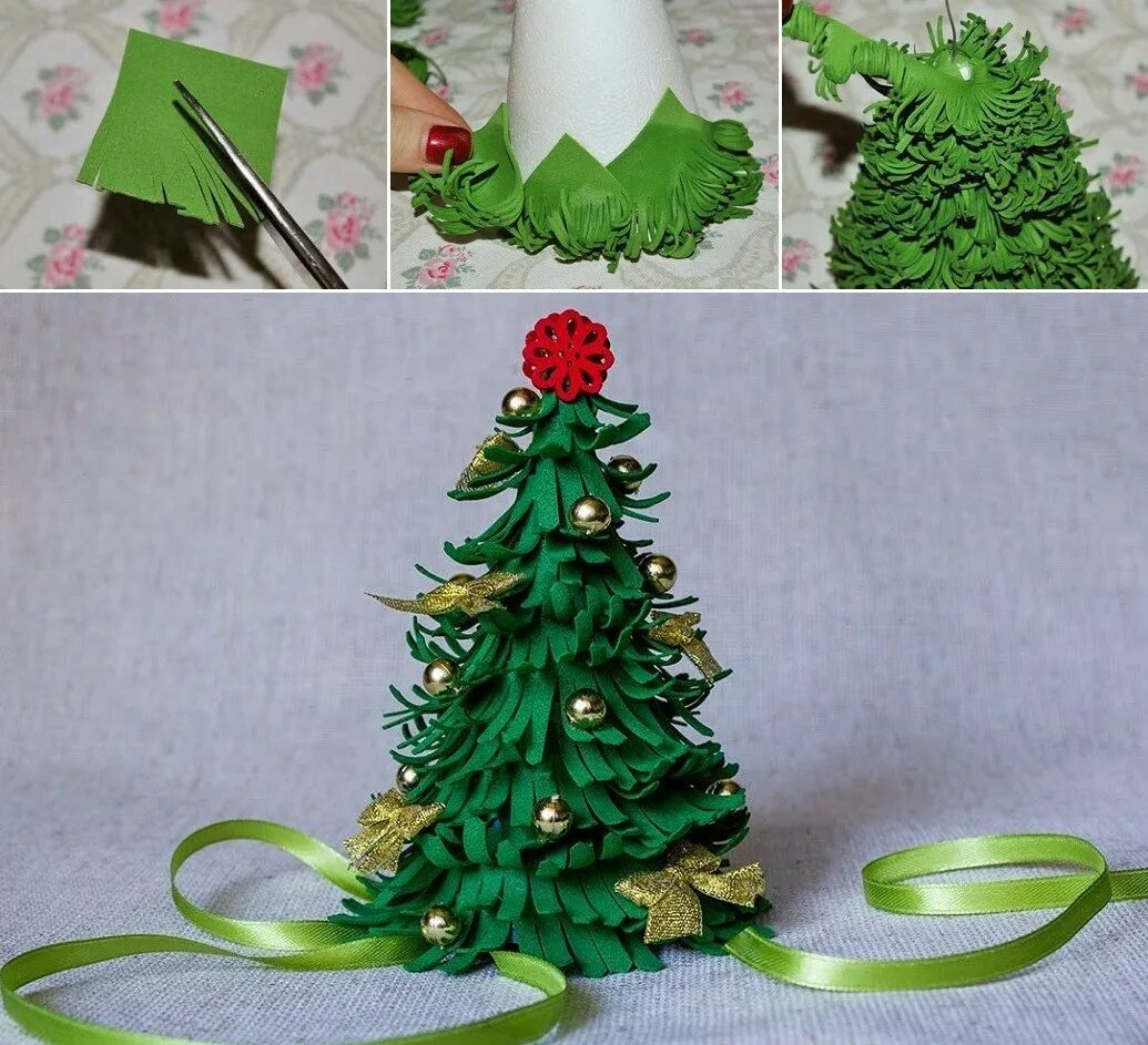 Объемная елка из фоамирана. Елка из фоамирана своими руками. Поделка елочка. Елка из фоамирана. Поделка елка из фоамирана.