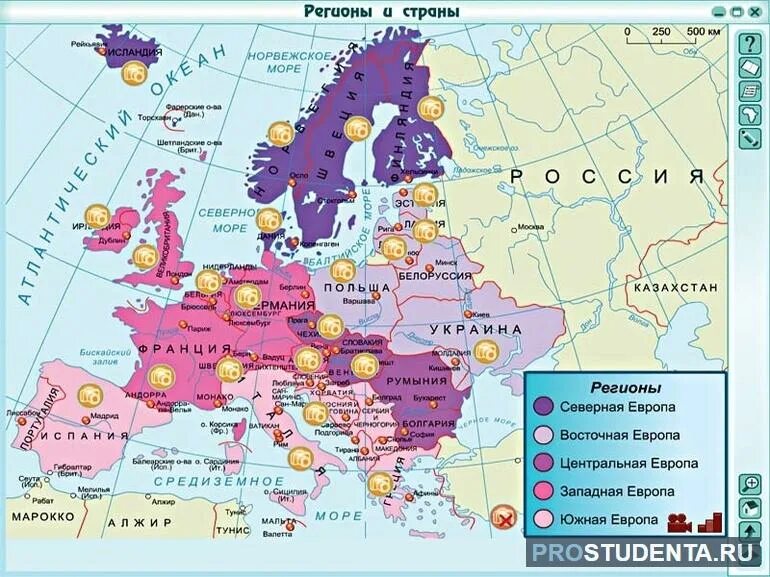 Иностранные карты работающие в россии. Рекреационные ресурсы зарубежной Европы карта. Экономические центры Европы. Географические регионы Европы. Регионы зарубежной Европы.