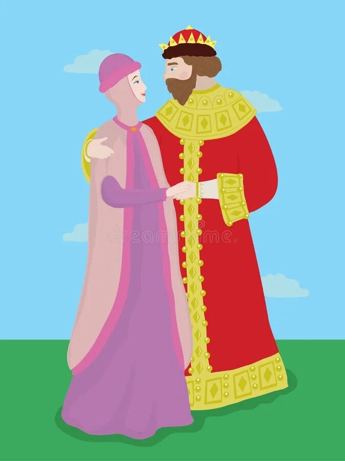 Царь и царица царевич и царевна. Царь и царица. царь и царевна. царь и царица с царевной иллюстрации. король и королева для детей.