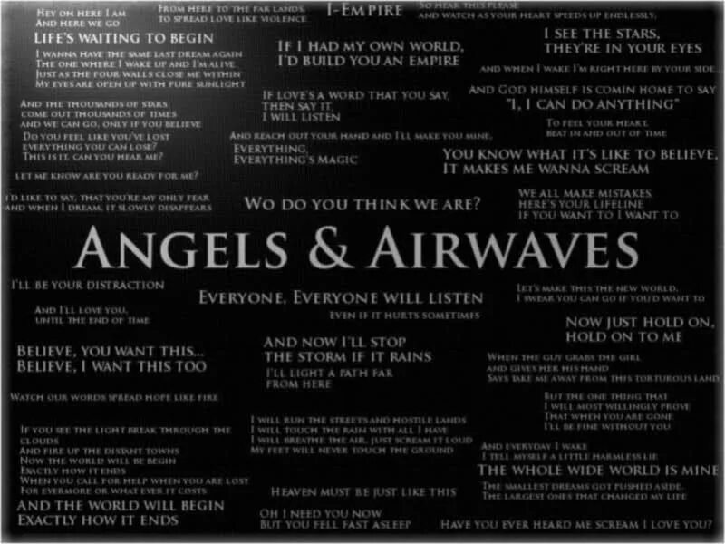 Now s everything. Angels Airwaves i-Empire. Angels & Airwaves - от Stage. Angels&Airwaves мемы.