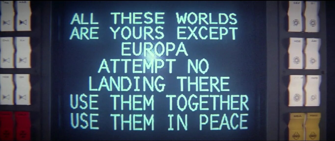 Is this the world we. 2010: the year we make contact. we are all from buellerbu книга. except. this world is yours.