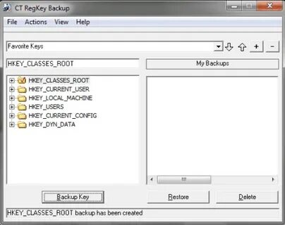 Action backup