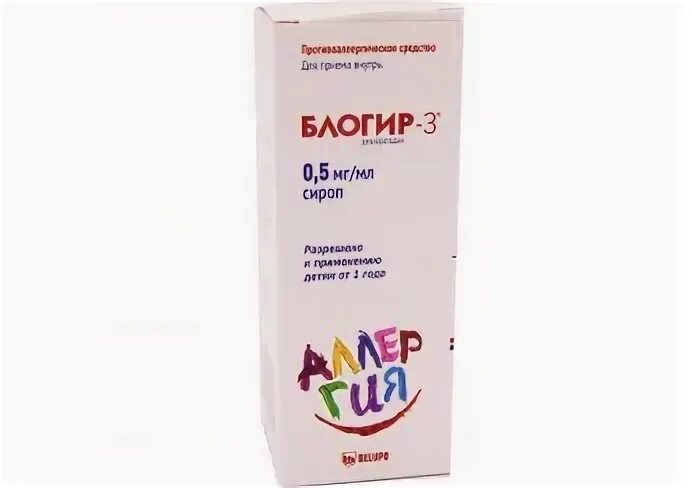 Блогир инструкции сироп