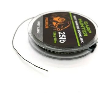 Поводковый материал CarpHunter PREMIUM 25lb (12кг) 10м (grey camo) .
