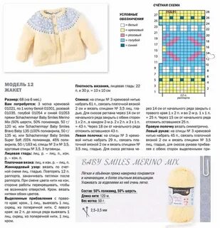 Схема вязания детской кофточки спицами