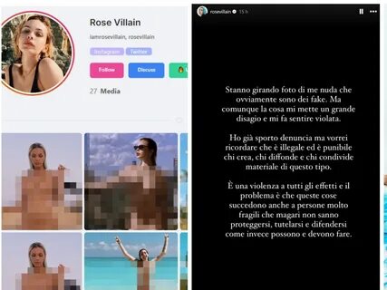 Aquí están los deep fakes que enfurecen a Rose Villain E' violencia 