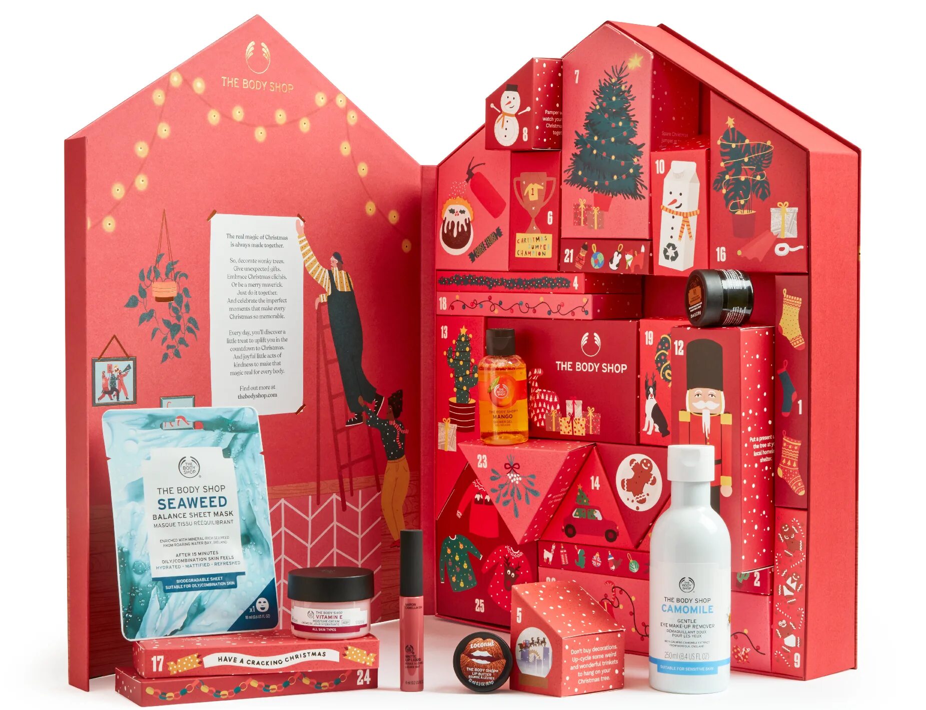 Адвент календарь 2019. The body shop advent calendar 2025. body shop адвент 2025. адвент боди шоп 2025. адвент косметика.