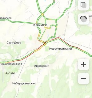 Крымск новороссийск расстояние на машине