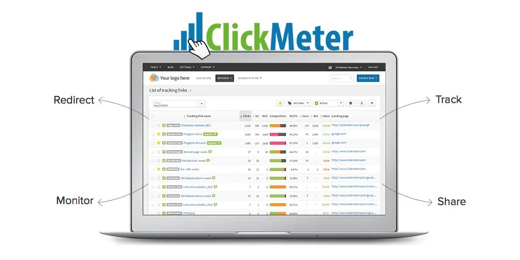 Приложение Prof-link Monitor. Click Meter. Insight link Starter. Link Tracker pictures. Tracking ссылка