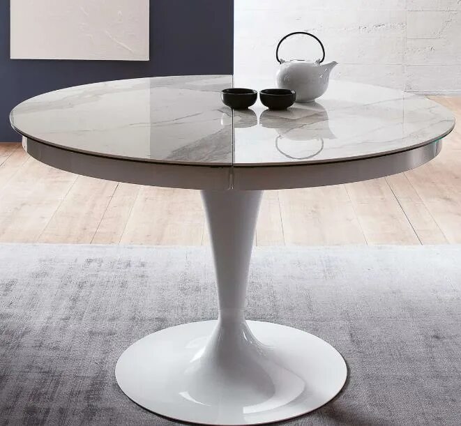 стол lem 120(+45)x85 белый матовый лак/ стекло экстрабелое. стол круглый 100. стол кухонный круглый. стол круглый дубовый раскладной. стол astra 110.