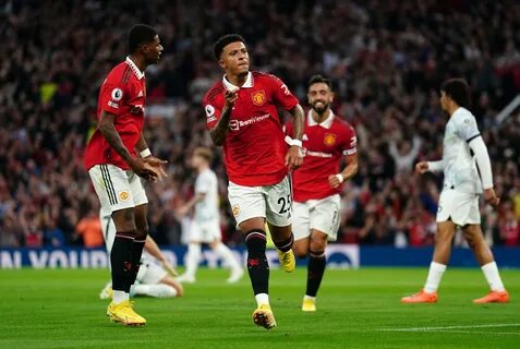 Jason Sancho opened the scoring as Manchester United defeated Liverpool 2-1...