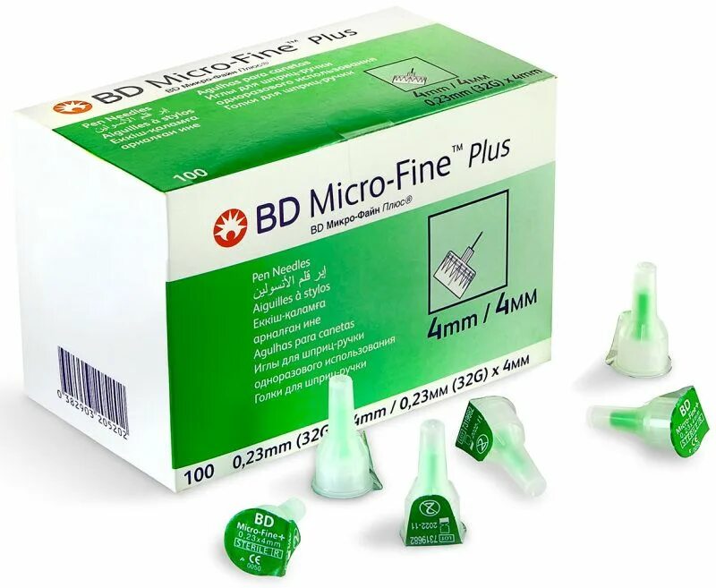 Иглы микрофайн. Игла для шприц-ручек bd micro-fine plus 32g (0.23 мм х 4 мм), 100 шт.. микрофайн иглы 4мм. игла bd микро-файн плюс 32g 0,23х4мм №100. игла д/шприц-ручки bd микро-файн плюс 32g 0,23х4мм n1 (бектон).