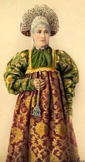 Русский костюм замужней женщины
