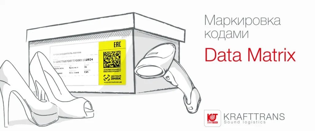 Маркировке кодами data matrix
