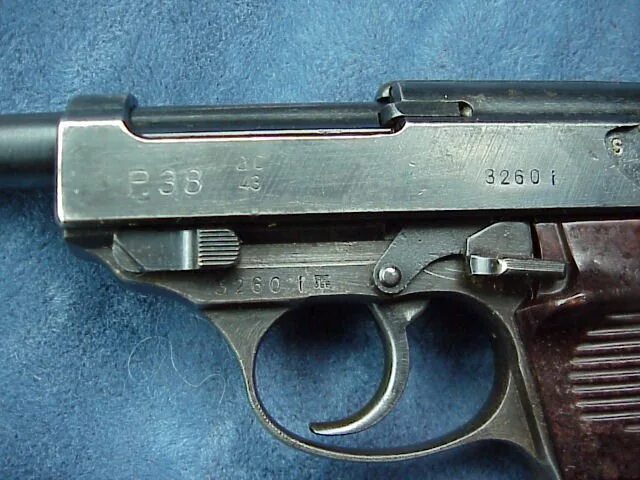 П 38 история 5. Walther p38 прицел. P38 Spreewerk.