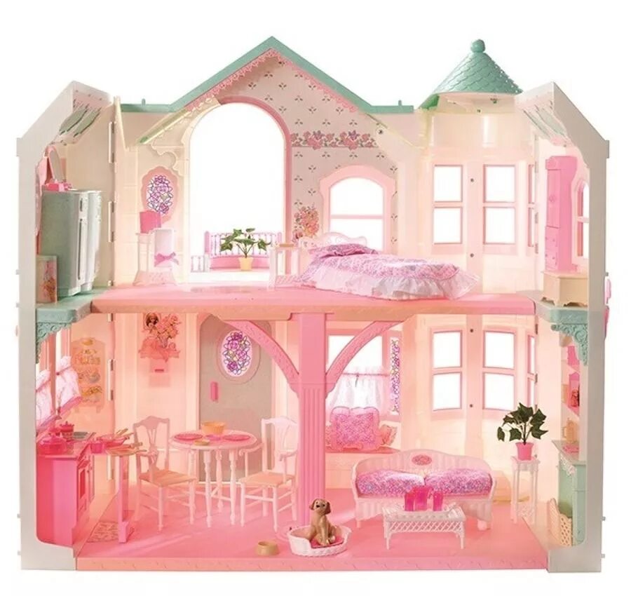 Домик для кукол Барби Дрим Хаус. Кукольный домик pretty Dollhouse. Дом Дрим Хаус Барби 90. Винтажный дом Барби дом для Барби.