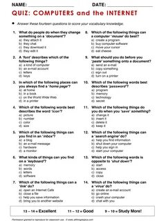 The vocab quiz