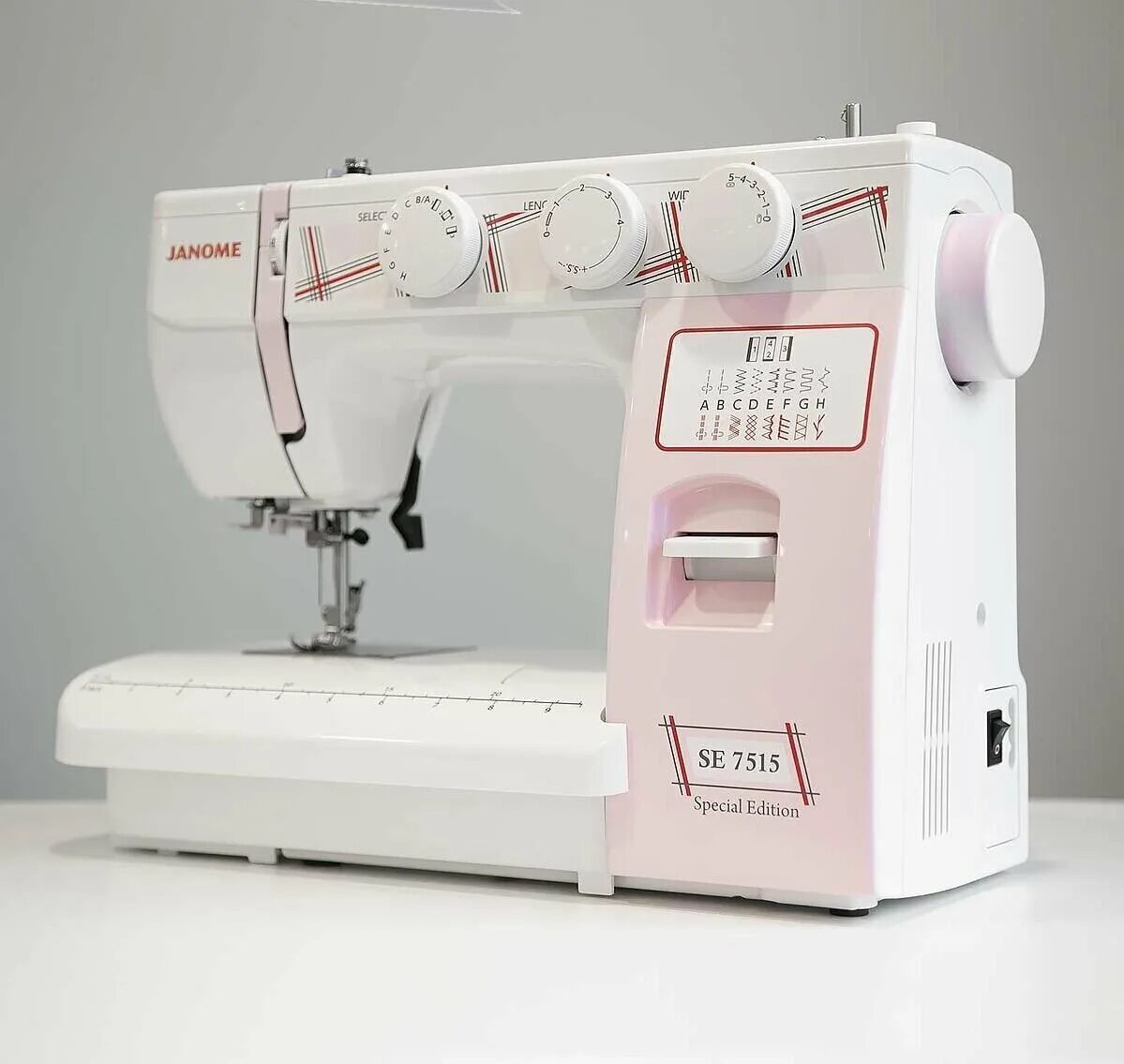 Рейтинг бытовых швейных машин. Швейная машина janome se7515. janome se 7515. janome se 7515 special edition.. швейные машинки 2025 джаноме.