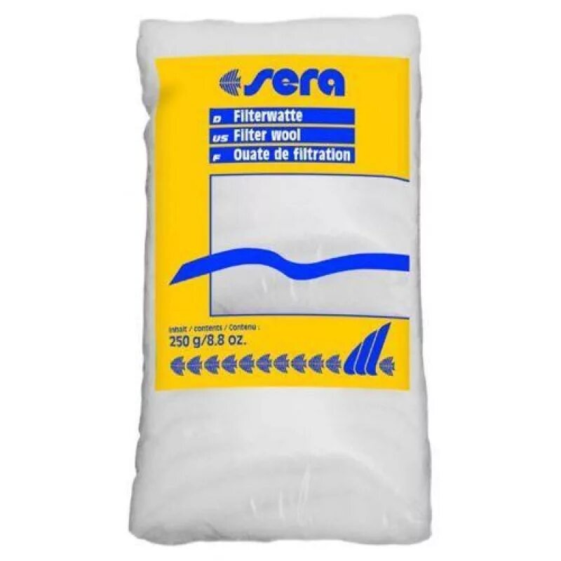 Вата сера. Фильтрующая вата sera 250г. filter wool 250гр. фильтрующий материал.. сера синтепон для аквариума sera. sera фильтр.вата 250г q8463.