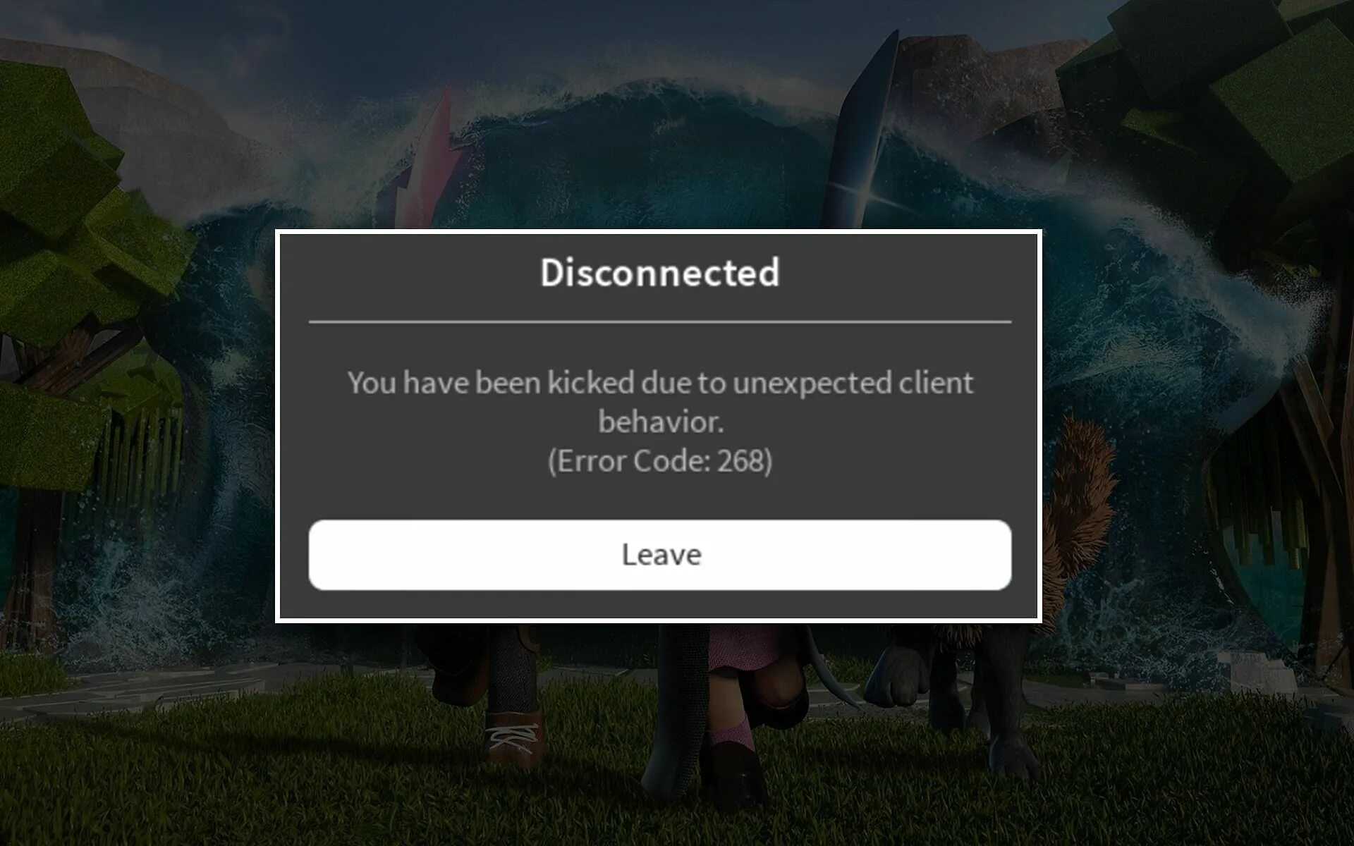 Run client error. Error code 268 Roblox. Ошибка РОБЛОКСА 268. Ошибка 1001 в РОБЛОКСЕ. Unexpected client.