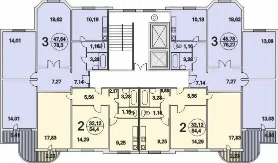 Купить трехкомнатную квартиру 75.3м² ул. Инессы Арманд, 8/17, Москва, ЮЗАО, р-н 