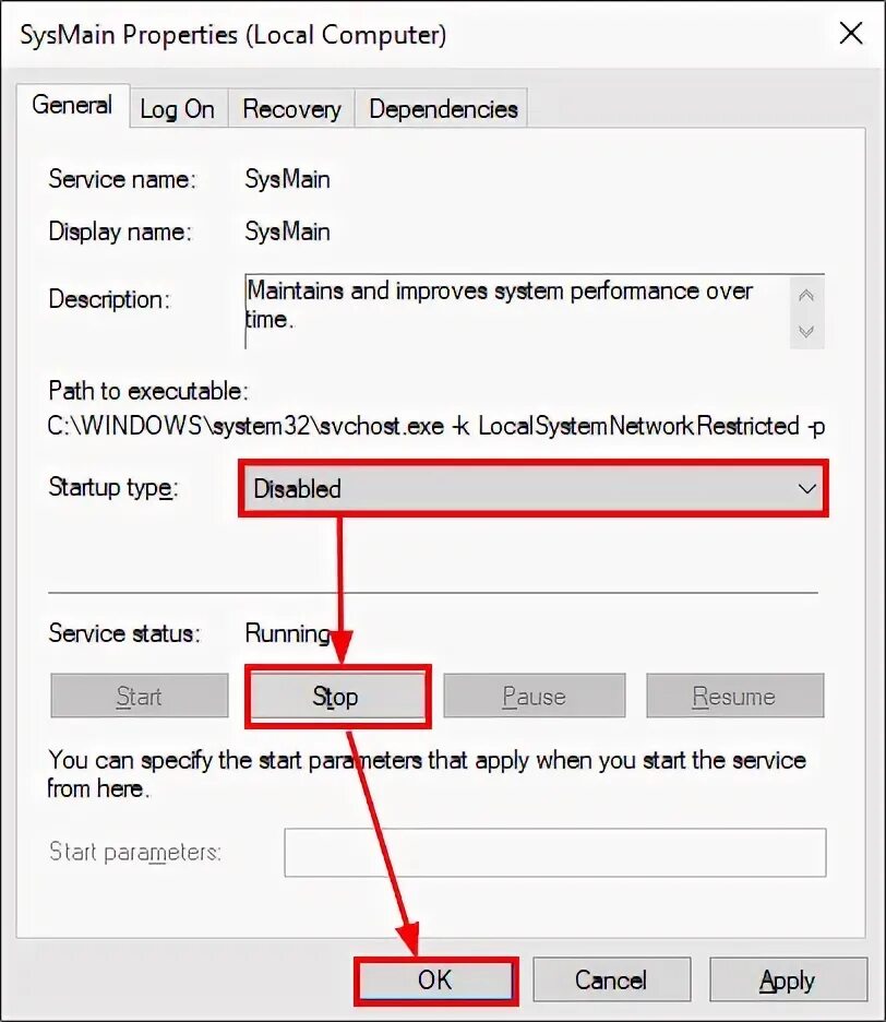 Sysmain грузит диск windows. Sysmain грузит диск windows