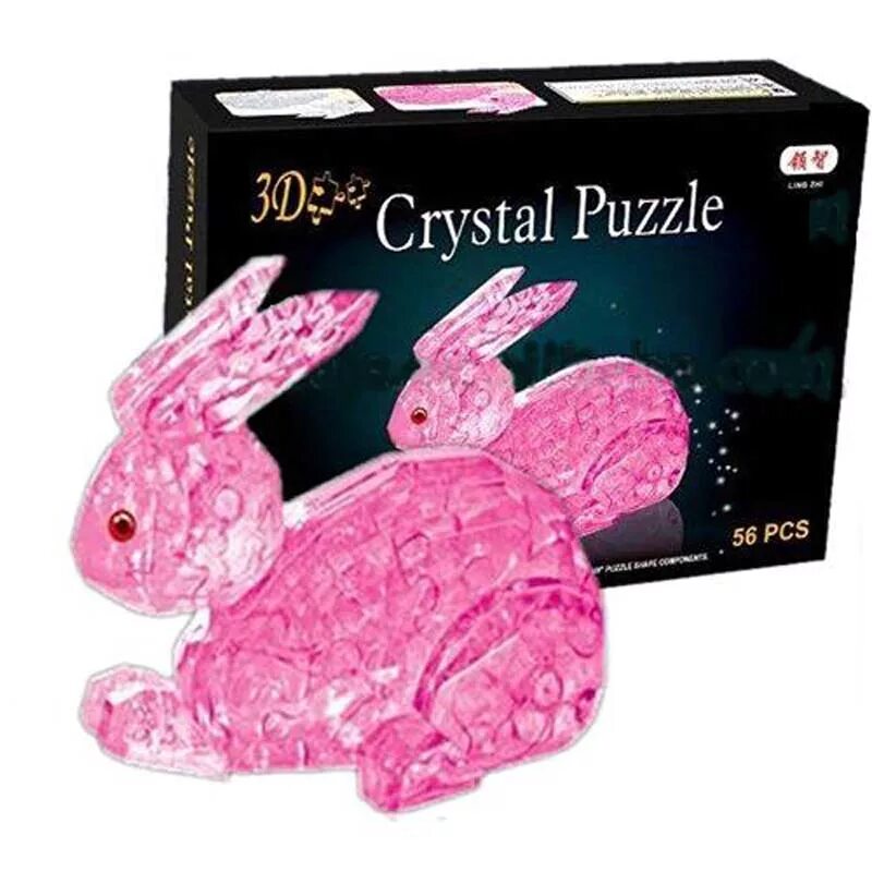 Puzzles пазл 3d. 3d crystal puzzle кролик розовый 9027. crystal puzzle 3d-пазл 9027 кролик розовый. crystal puzzle 3d-пазл yj6915 кролик l081-h26023. головоломка 3d пазл кролик crystal puzzle.