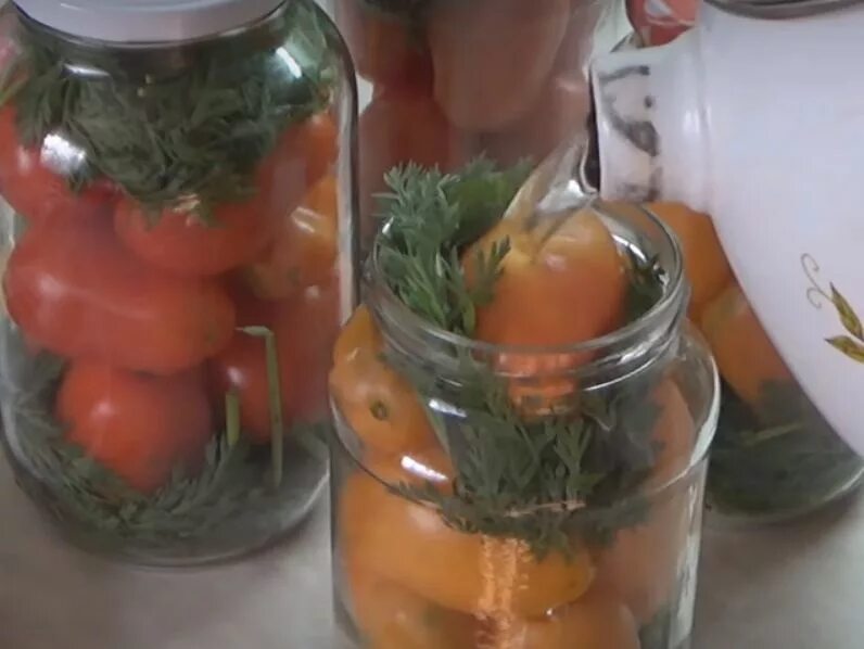 Томаты с морковной ботвой рецепт на зиму. Консервация помидор с морковной ботвой. Помидоры на зиму с морковной ботвой на 1 литровую. Томаты маринованные с морковной ботвой. Помидоры с морковной ботвой на 1 литровую банку.