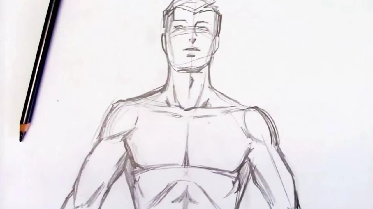How to draw man