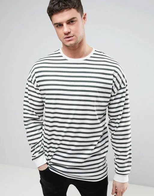 Daniil landar одежда. Sixth june paris лонгслив. лонгслив в толстую полоску мужчине. лонгслив полосатый мужской бенеттон. Sixth june long sleeve t-shirt in stripe - black.
