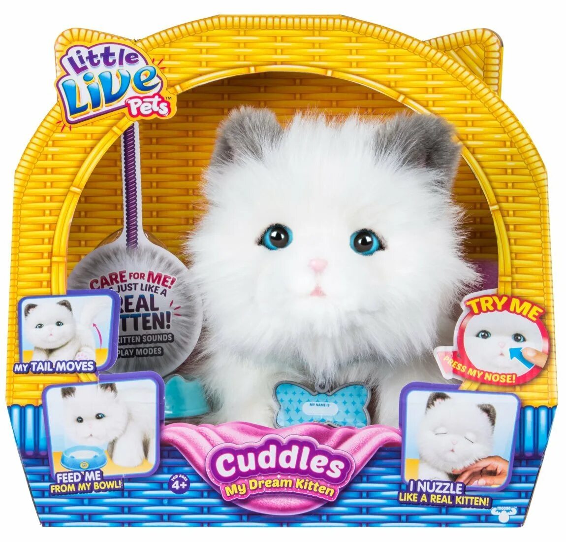 Интерактивная игрушка питомец. Live pets котенок. little live pets кошка. dream cat игрушка. интерактивный котенок little live pets sleepy kitty.
