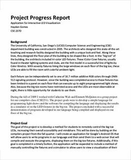 Writing progress