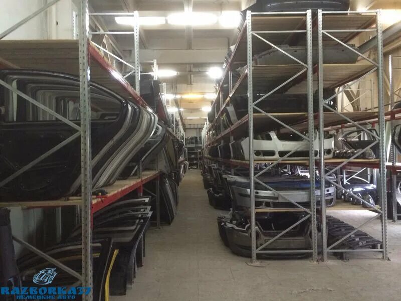 авторазбор 37. хранение кузовных запчастей на складе. авторазбор. ростов. авторазбор 37.
