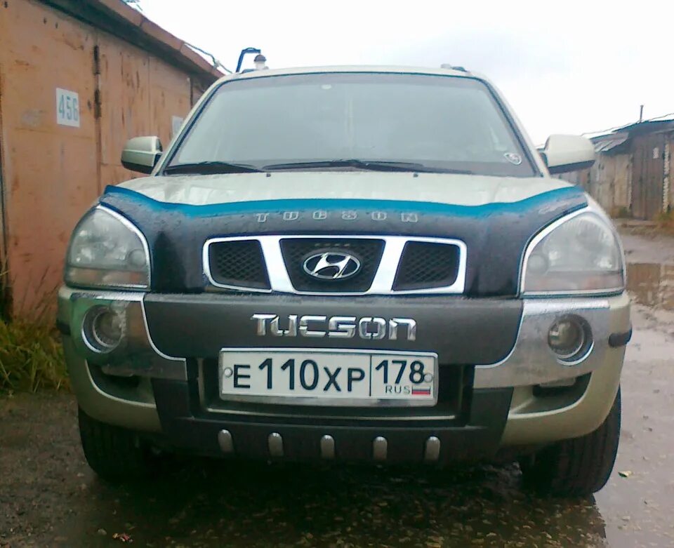 Решетка радиатора - Hyundai Tucson (JM), 2 л, 2005 года стайлинг DRIVE2
