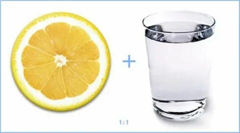 Вода с лимоном калории