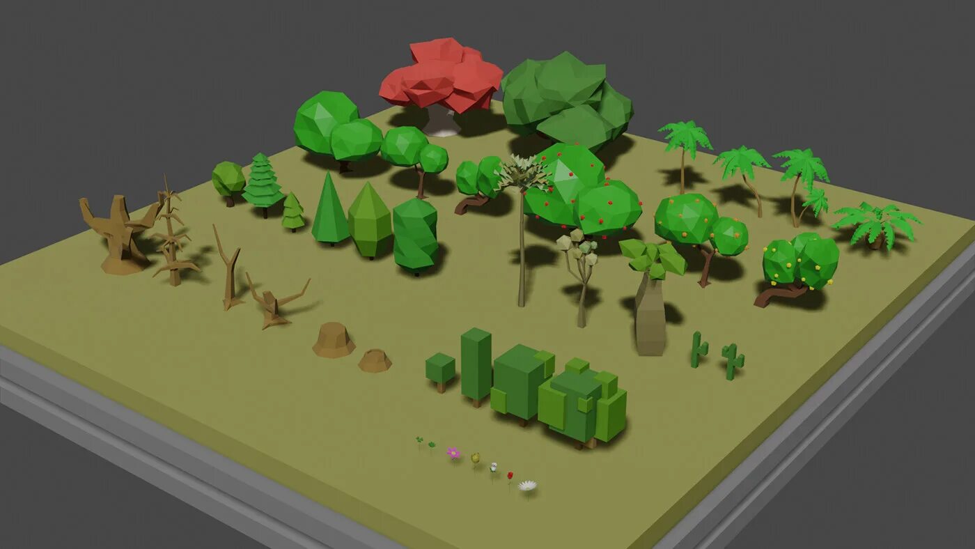 Хард мод растения. Дерево 3д модель low poly. лоу поли куст. лес 3d модель low poly. ассет деревья лоуполи 3д.