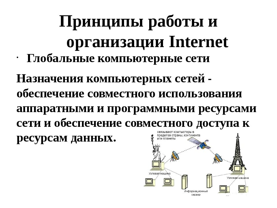 Основные принципы компьютерных сетей. Основные принципы компьютерных сетей