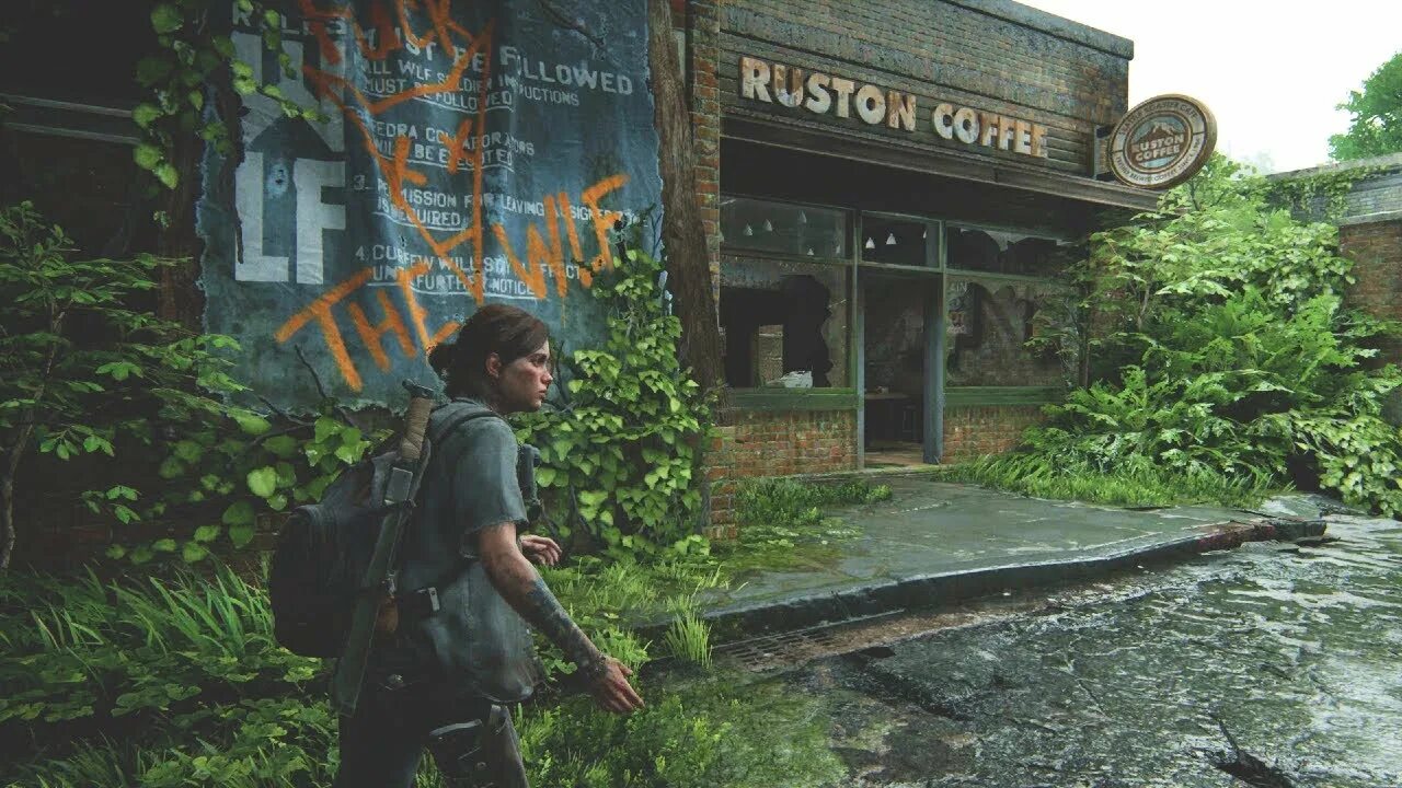 Одни из нас 2 город. Сиэтл the last of us 2. Сиэтл город ласт оф АС. Мияги ласт оф ас текст