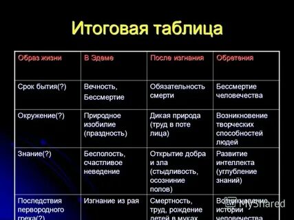 Разновидности образов