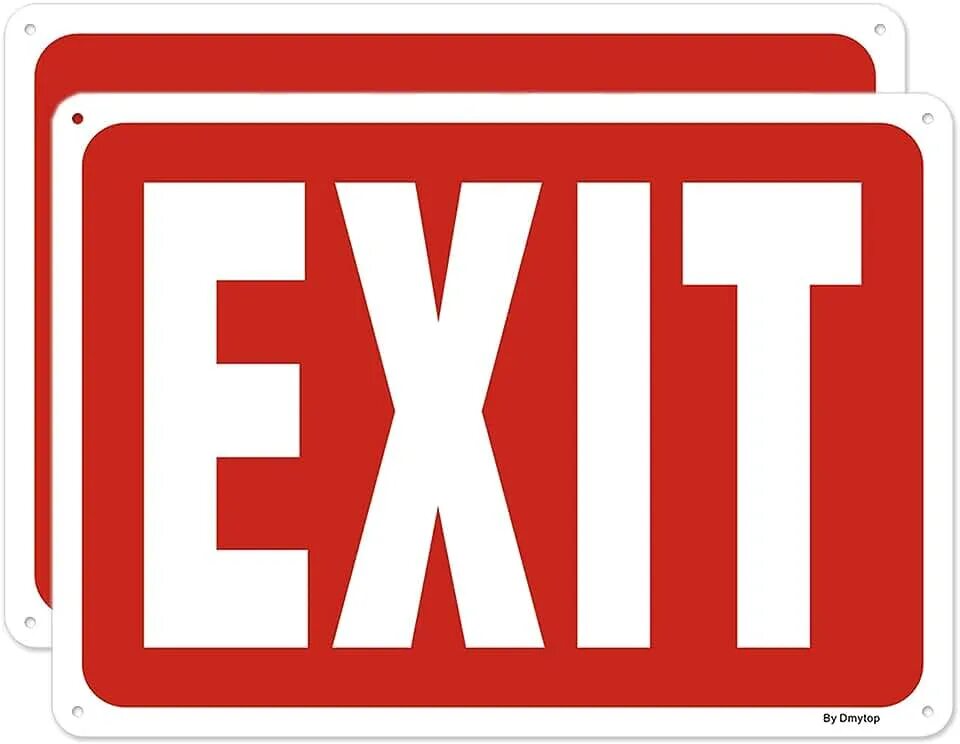 Dead exit. Вывеска exit. табличка ехит. exit рисунок.