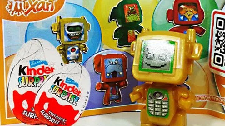 Kinder robot. Kinder игрушки MIXART. Киндер сюрприз MIXART. Киндер сюрприз роботы. Киндер сюрприз игрушки роботы.