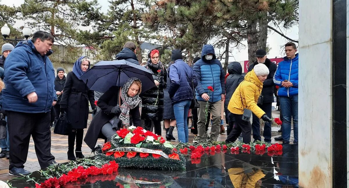 Акция в память о погибших в теракте